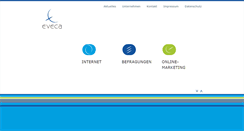 Desktop Screenshot of eveca.de