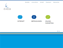 Tablet Screenshot of eveca.de